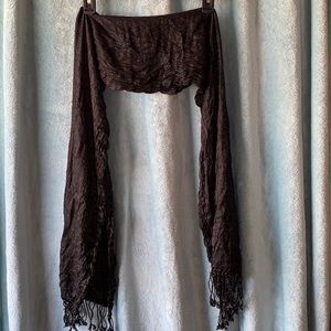 Shimmery Black Scarf